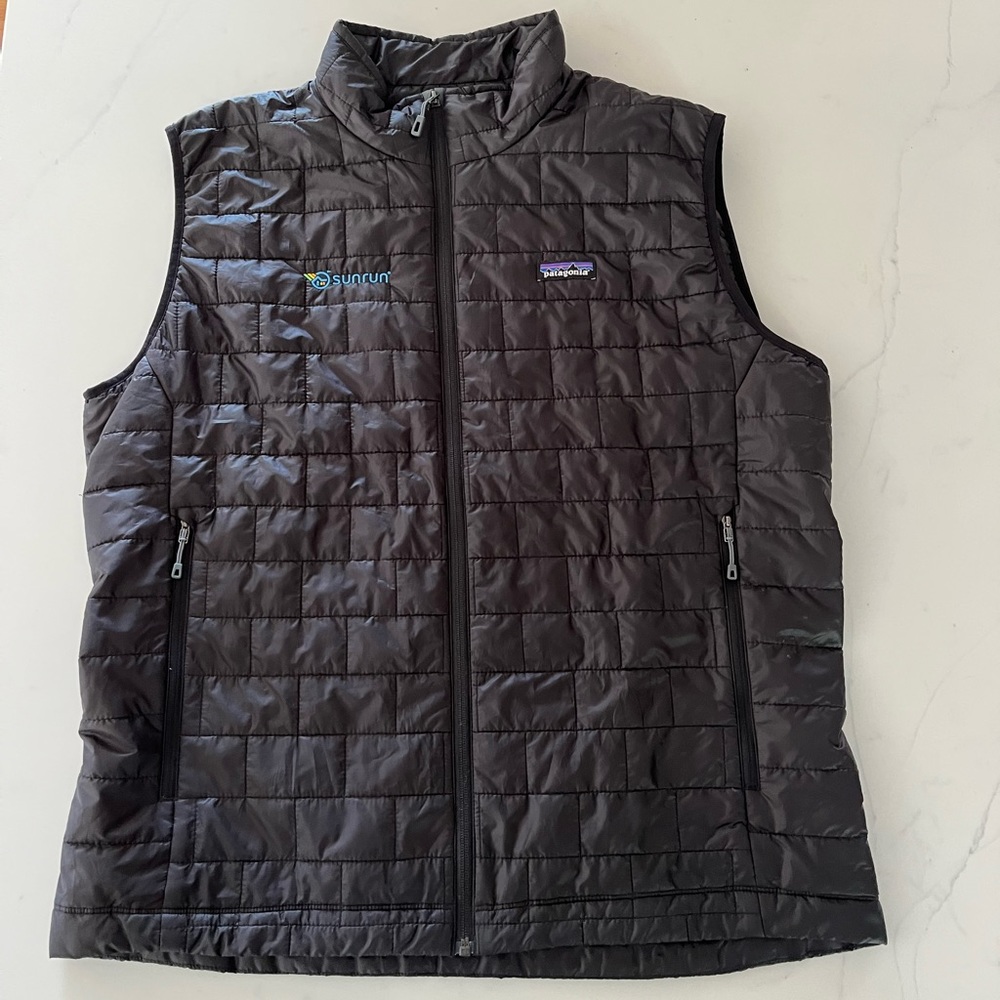 Patagonia Black Quilted Lightweight Puffer Vest